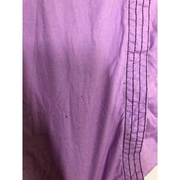 Hofmann Copenhagen Elina Skirt Organic Cotton A-Line Midi Purple Size Small - Picture 7 of 16